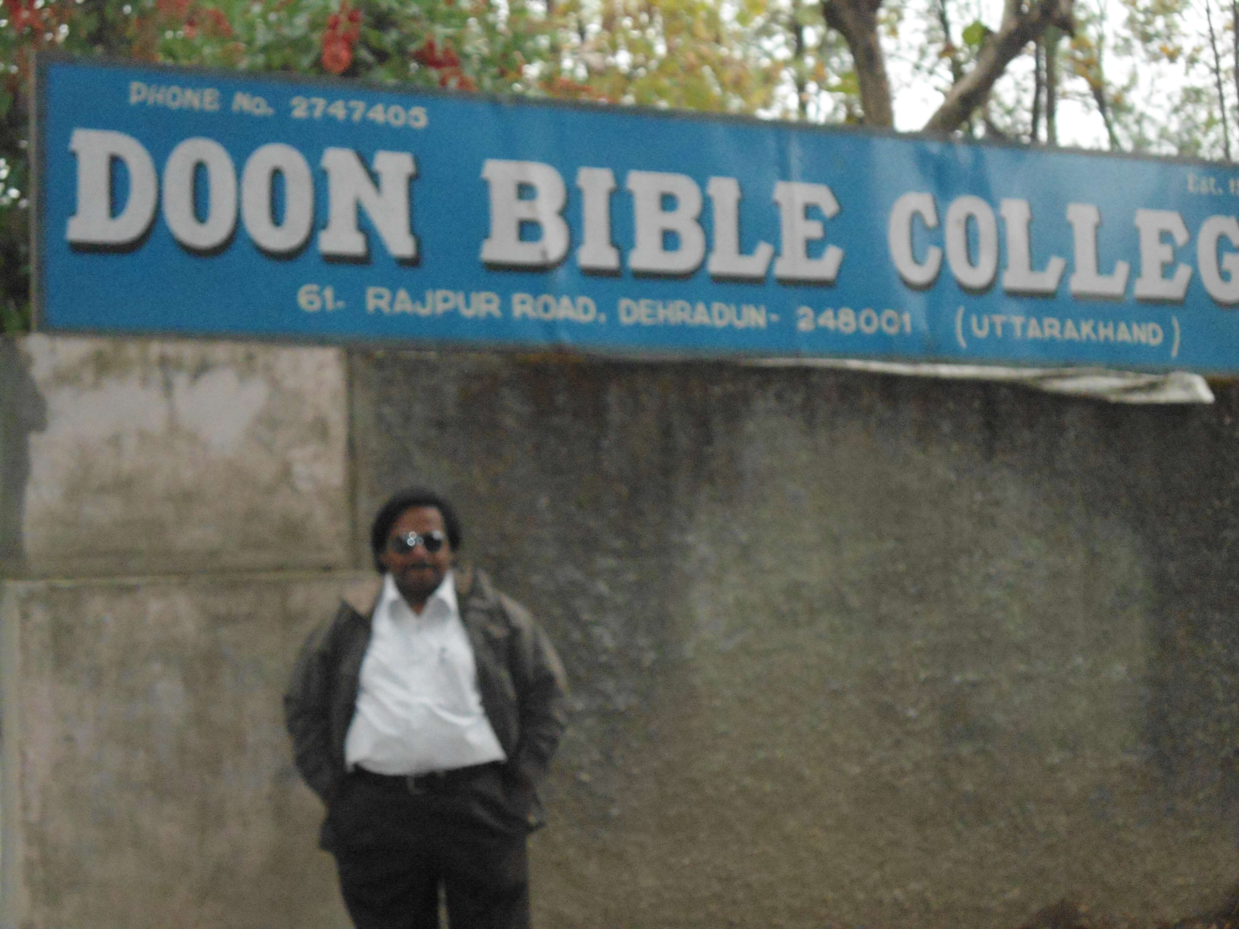 Brother Isaac as a Student of Doon Bible College